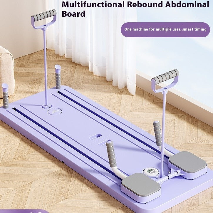 Multi-functional Household Fitness Board Automatic Rebound Abdominal Wheel Weight Loss Special
