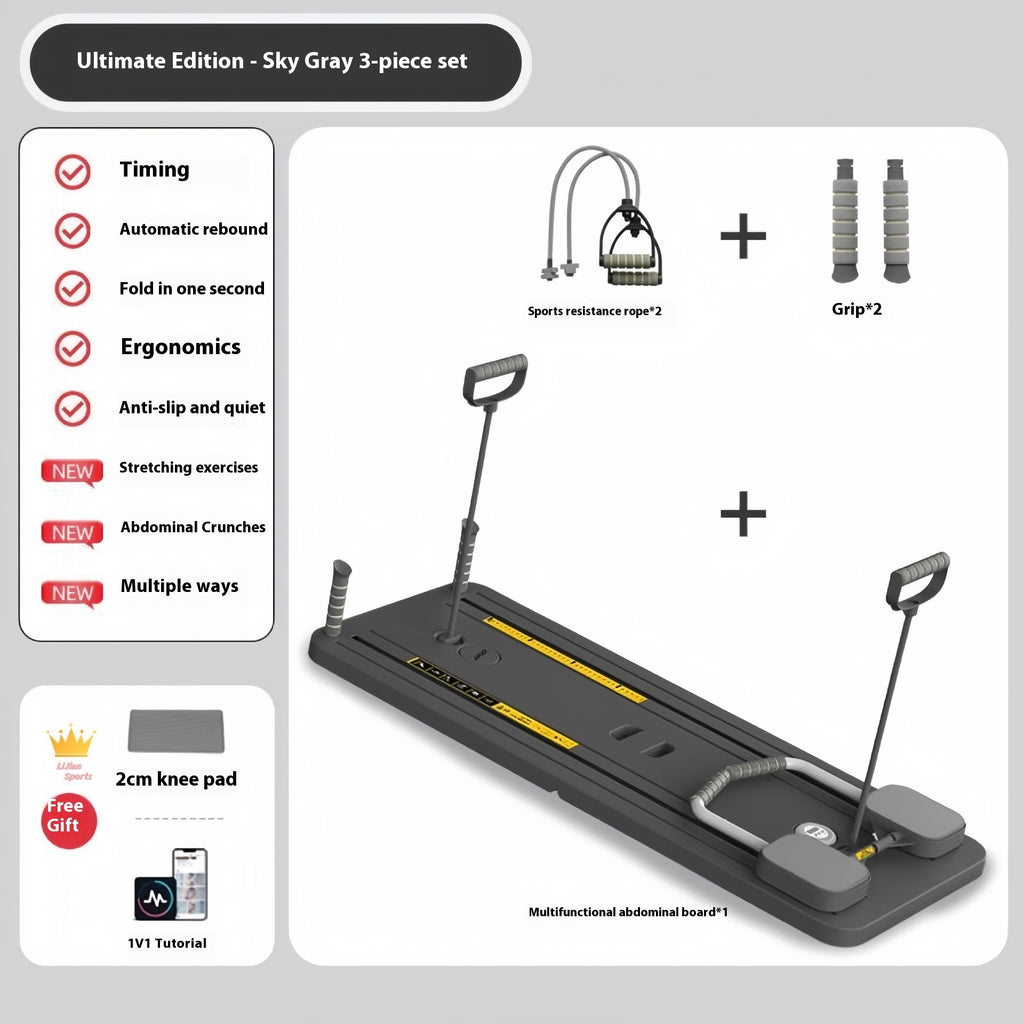 Multi-functional Household Fitness Board Automatic Rebound Abdominal Wheel Weight Loss Special